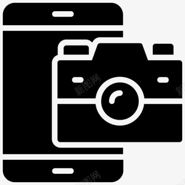数码相机小型相机智能相机图标图标