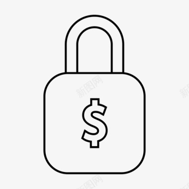 公共标识安全安全关闭锁定图标图标