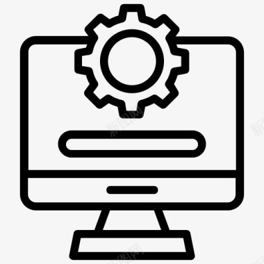 软件计算机按钮系统更新在线支持服务系统软件更新图标图标