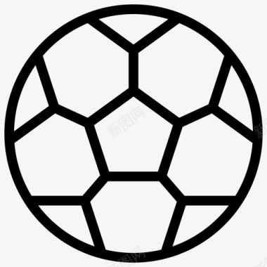 运动足球球门运动图标图标