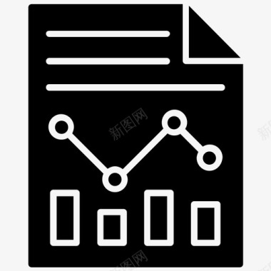 统计分析商业报告商业研究图标图标