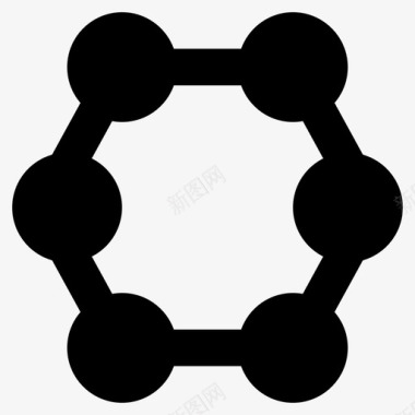 环形网络拓扑网络图网络结构图标图标