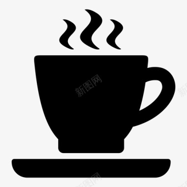 厨房用具杯子饮料咖啡杯图标图标