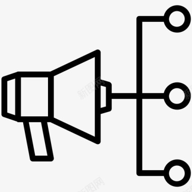 社交媒体社交媒体营销社交媒体在线推广图标图标