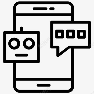 手机聊天移动通讯手机短信图标图标