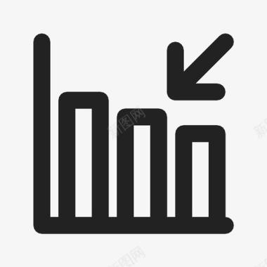 烛台素材图表条形图烛台图图标图标