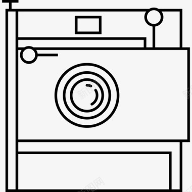 科技的屏幕显示复古科技细节相机图标图标