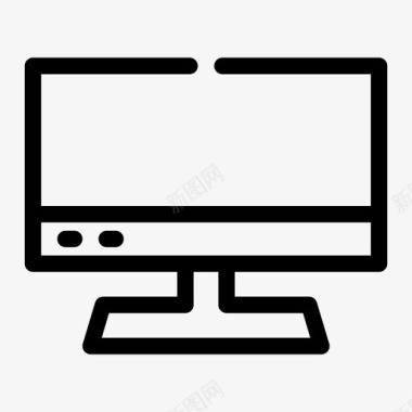 电视电脑屏幕电子产品图标图标