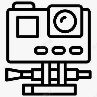 动作摄像机小型数码相机数码相机图标图标