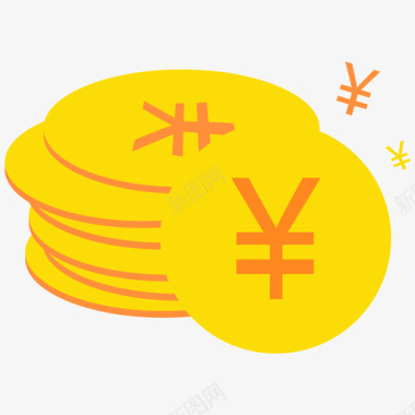 金色的大金币金币图标