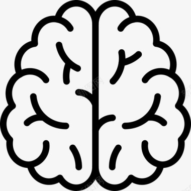 大脑人体图标图标
