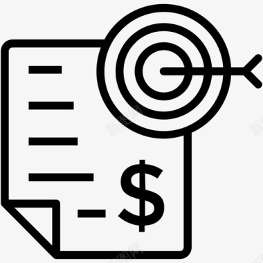 梦想基金基金搜寻预算商业计划图标图标