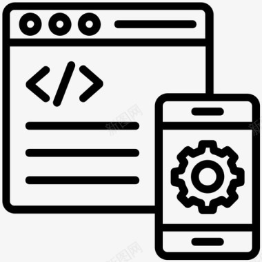 软件开发展架开发过程html编码软件开发图标图标
