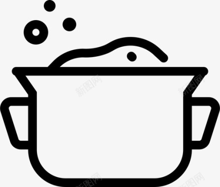 炖菜烹饪食物锅图标图标