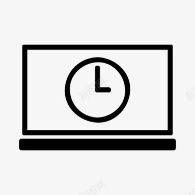 计算机时间时间表等待图标图标