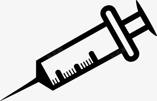 医疗系列标识医疗注射药物图标图标