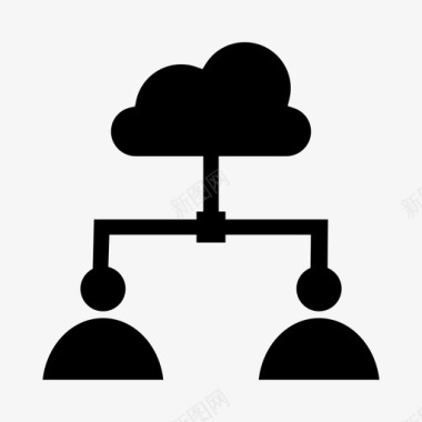 用户云连接服务器图标图标