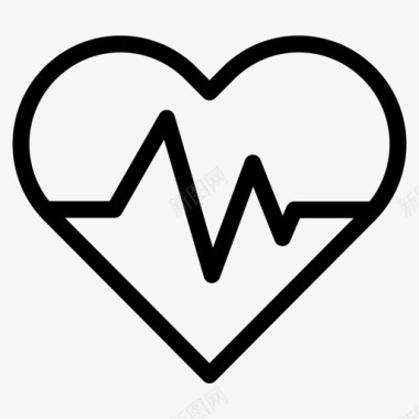 心脏心率医疗图标图标