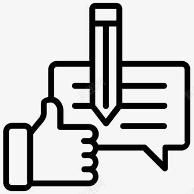 竖起大拇指正面反馈赞赏客户评级图标图标