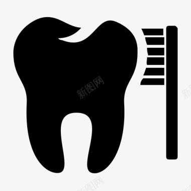 牙齿健康牙医牙齿图标图标