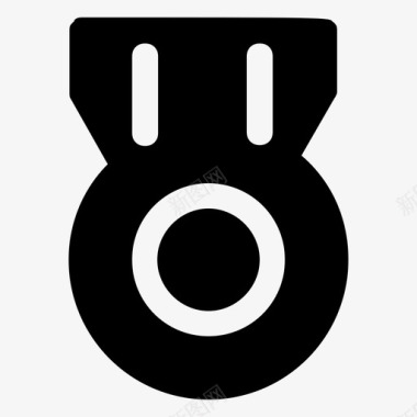 排名勋章勋章-实心图标