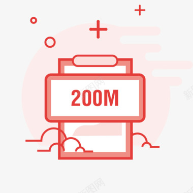 200m图标