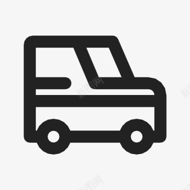 送货卡车送货车运输卡车图标图标