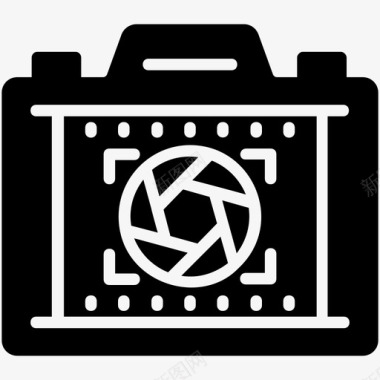 视频PNG矢量图相机光圈相机镜头光学镜头图标图标