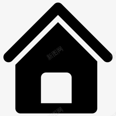 住宅房子住宅建筑房子图标图标