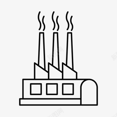 自动化生产线工厂工业制造业图标图标