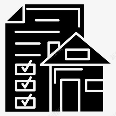 房屋销售协议协议业务图标图标