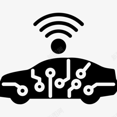 自主安全运输自主汽车无人驾驶汽车未来汽车图标图标