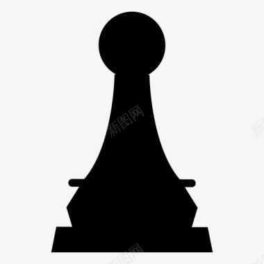 国际象棋棋局国际象棋商业游戏图标图标