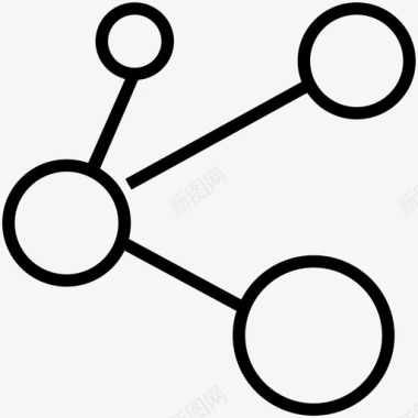 块链式数据结构图标