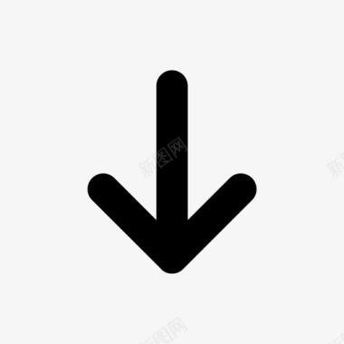符号向下箭头方向向下方向图标图标