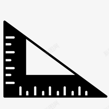 植物学尺子角度数学图标图标