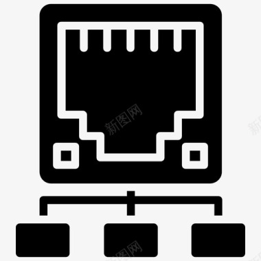 超大宽带局域网宽带网络计算机网络图标图标