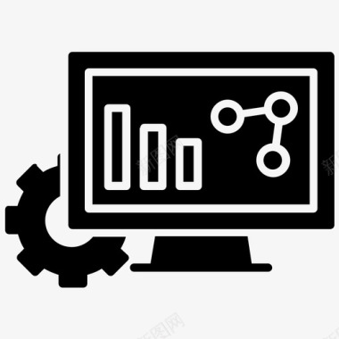 统计分析商业研究数据计算图标图标