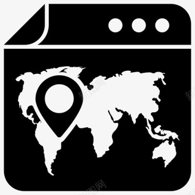 网站地图gps网站全球定位系统gps跟踪软件图标图标