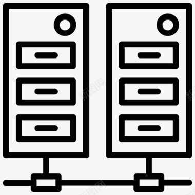 托管服务器机架sqlserver数据库托管数据库网络图标图标