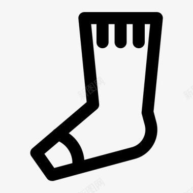 秋冬袜子采购产品袜子服装衣服图标图标