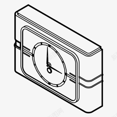 分钟台钟装饰小时图标图标