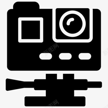 动作摄像机紧凑型数码相机数码相机图标图标
