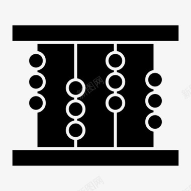 算盘算盘数数学校图标图标