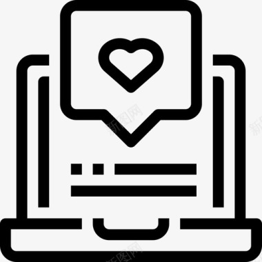 笔记信息设置交流聊天心脏图标图标