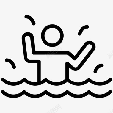 游泳的河马游泳运动员奥运会比赛奥运游泳图标图标