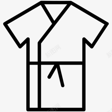 各种服装衣服图标下载采购产品长袍浴袍斗篷图标图标