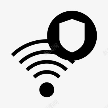 大气保护wifi保护rss屏蔽图标图标