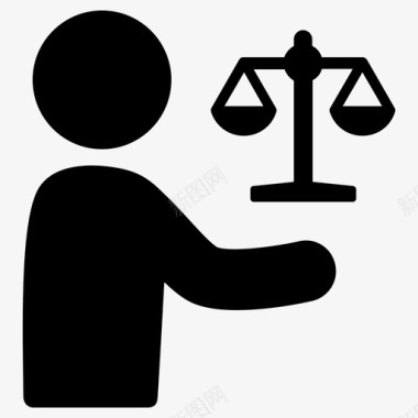 正义石狮子正义法庭法官图标图标