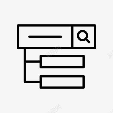 社会化营销搜索性能链接营销图标图标